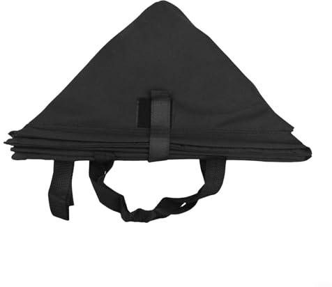 Qualoramall Cubo de basura plegable de gran capacidad para camping, senderismo, escalada en roca, tela Oxford 600D, contenedor de basura plegable con ganchos para colgar, bolsa de almacenamiento al