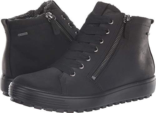 ECCO Damer Soft 7 Tred W höga sneakers, svart, 35 EU
