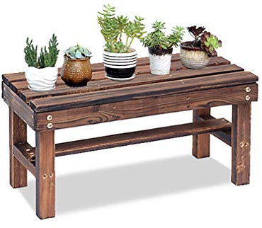 KDDEON Blumenständer Massivem Holz,Blumentreppe Bodenstehend,Pflanzenregal Blumentreppe,Balkon Wohnzimmer Indoor Außenterrasse Blumentopf Display Rack,Mehrere Größen
