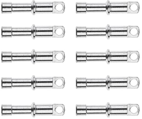 Colcolo 10 Stücke Aluminiumlegierung Rod End Plugs Zeltstange Ersatz Zubehör (End
