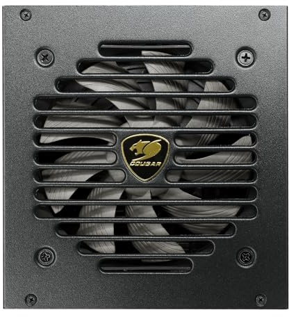 COUGAR Gaming | Alimentation PC Gaming | GEX650 80 Plus Gold 650 Watts -Ventilateur Silencieux - Efficace, Silencieux et Durable - Certifié 80Plus Gold