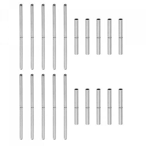 sourcing map Watch Strap Tubes and Pins Stainless Steel