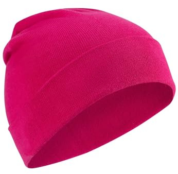 camel active Damen Strickmütze aus Reiner Baumwolle