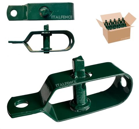 Italfence - Tendifilo plastificato per recinzione, 10 pezzi