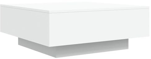 vidaXL Couchtisch Weiß 80x80x31 cm Holzwerkstoff
