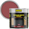 INNOV8 COATINGS GARAGE DOOR PAINT - 750 ml - DIY - NO PRIMER OR TOP COAT - SATIN - FAST DRY - EXTERIOR DOOR PAINT - Metal & uPVC - Ruby RED - Garage and Industrial Roller Shutters Paint