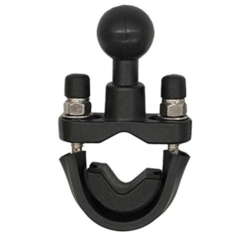 HTFKFW U-Bolzen Basis-Kit, Stabiler, um 360 Grad drehbarer Gummiball-Lenker-U-Bolzen-Sockel for Motorrad-/Fahrradlenker zur Befestigung