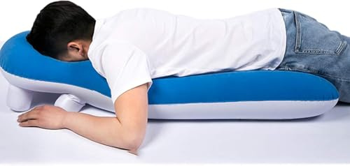 Almohada Multifuncional para Dormir Boca Abajo, Inflable, para Pacientes con desprendimiento de Retina Durante la recuperación, para Dormir, Retina tumbada