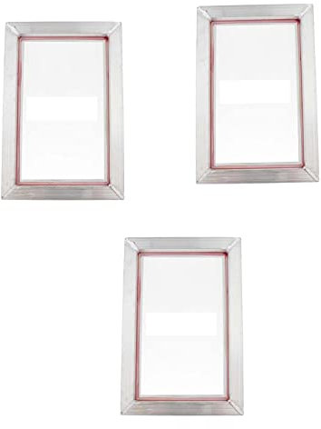Folpus 3X 11 * 14 Zoll Aluminium Siebdruck Druckmaschinensiebe, Hochpräzise Gedruckt