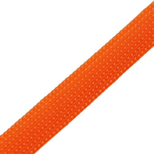 ZGXNYI Cable Sleeve 1M 2 4 6 8 10 12 14 16 18 20 25 30mm Tight High Density Braided Expandable Sleeve Wire Wrap Insulated Nylon Protector Sheath Cable Tidy Wire Sleeves(Orange,16mm x 1meter)