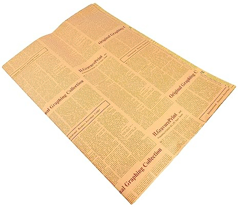 PACKOVE 2 Series Papel De Embalaje Vintage Periódico Inglés Papel Kraft Retro Para Envolver Ramos Y Libros Envoltorio Floral Decorativo 20 Piezas*2