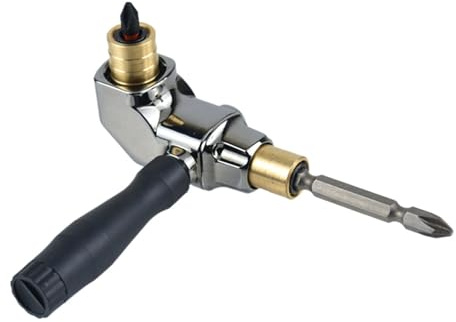 Practical 90 Degree Angles Drill Attachment Extension Bit Attachment for Easy Access to Twisted Screws and Nut Adapter