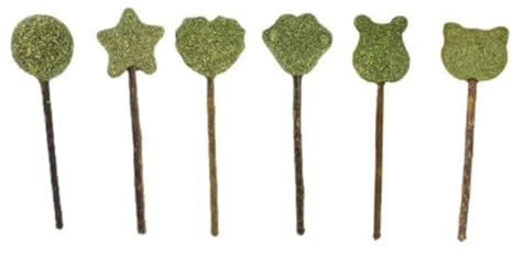 WEKADRIN Piruletas de Hierba Gatera para Gatos de Interior, Palitos Masticables y Atractivos, 10 Piezas de Material Sintético Ideales Cuidado Dental Felino Varios Estilos