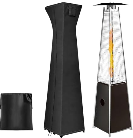 Copertura per riscaldatore da terrazza esterna - Protezione 420D ad alta resistenza impermeabile e antivento | Copertura esterna per riscaldatore di terrazza in piedi, per prato cortile