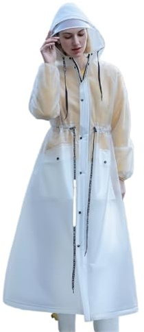 XUMKFJRE Poncho Antipioggia for Bicicletta elettrica, for Adulti, Donne, Uomini e, Lungo, for Equitazione, Completo, Anti-Tempesta per Campeggio all'aperto Pesca Sopravvivenza(Color-03,L)
