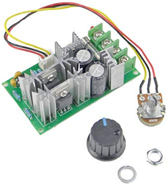 CHANCS PWM-Drehzahlregler DC 10V-60V 20A mit einstellbarem Treiberschalter Motorsteuerungsmodul