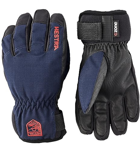 HESTRA Jungen Kid's Ferox Primaloft 5 Finger Handschuhe Schwarz 7