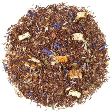 TEA SHOP - Rooibos Paradise 250g - 125 Tazas - Formato a Granel - En Hojas - Infusiones Sin Teína - Con Trozos de Coco y Frambuesa - Isotónico