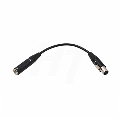 HangTon Headset Mikrofon Audio Adapter Verlängerungskabel für Shure SM-93 WBH WL Body-Pack Transmitter Mini XLR 4 Pin TA4F Stecker auf Buchse (15)