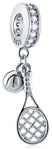 Sport Reise Thema Charms, High Heel Schuhe, Frauen Handtasche, Gitarre, Gewinner Trophäe, Tennisschläger Ball Anhänger Charm in 925 Sterling Silber, fit Europäische Valentins Armband/Familie Geschenke