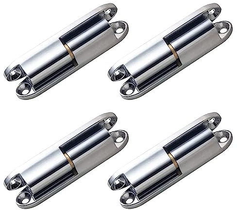 4 Stück Renovierband Zimmertür, Türscharniere, Eisen Verzinkt Aufschraubband, Zimmertür Türband Aufschraubband, Scharnier Türscharnier, für Innentüren zum Aufschrauben, Aufschraubband Stahl Verzinkt