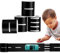 HZZXCH 4 Rolls Black Car Road Tape for DIY, Interactive Themed Classroom Playroom Decoration, Kids Toy Cars Road Stickers