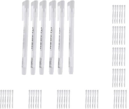 Adoorniequea 10 Set 6 Stück fluoreszierende Textmarker auf Wasserbasis Farbe Marker Freihand Skizzieren Stift