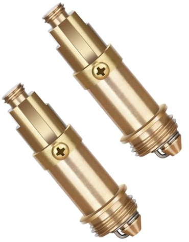 Bulloni di ricambio per tubo di scarico, valvola di scarico pop-up, viti in ottone, per lavabo, in ottone, 2 pezzi, per vasca da bagno, bacino, tappo di scarico, ricambio con movimento apribile