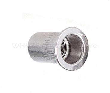 Blindnieten Set,Blindnieten 20PCS M3 M4 M5 M6 M8 M10 304 Edelstahl Stelel Rivet Set Nieten mit Gewinde Rivet for Metallplatten Rohre Fasteners Werkzeuge (Size : M12 10PCS)