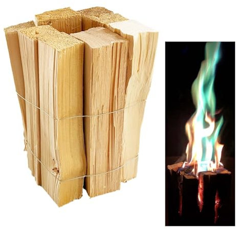 Farbiges Schwedenfeuer - FireChallenge - Schwedenofen aus Scheitholz mit Feuerfarbe für Feuerschale (4)