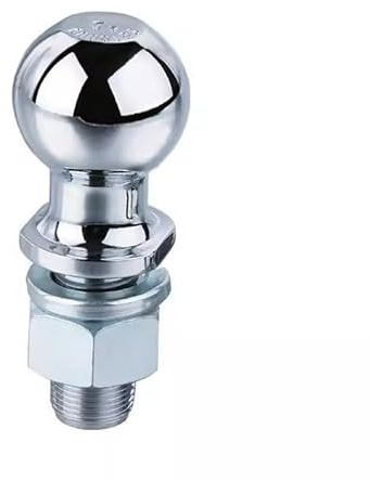 WUWWUT 2 Trailer Hitch Ball 50mm 3.5T Tow Ball Head Bolt, Drawbar Straight Towing Car Tow Bar Hitch, Universal Fit Traction Ball Head for Towing Trailers Trucks Tractor