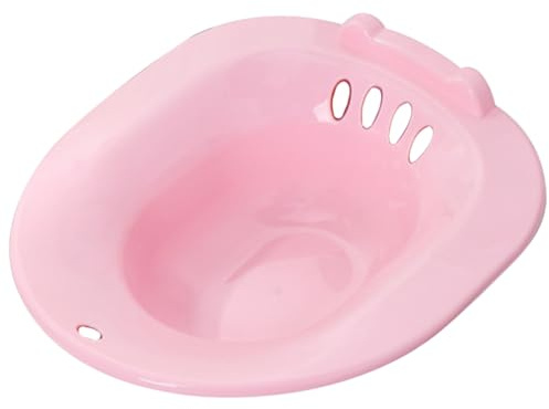 DEARMAMY Sitz Bath for Toilet Seat - Postpartum Care & Relief Basin - Blue Plastic Wash Basin