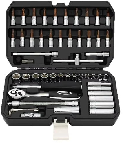 Steckschlüsselsatz 53 Teile/schachtel 1/4 Zoll Ratsche Schraubendreher Stick Buchse Set Spanner Für Auto Reparatur Werkzeug Set Hause Tool Kit Mit Hand Werkzeuge