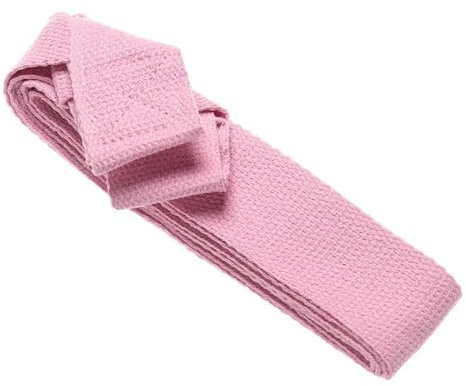 Yogagurt Verstellbare Yogagurte for Sport-Fitnessübungen für Dehnübungen(Pink)
