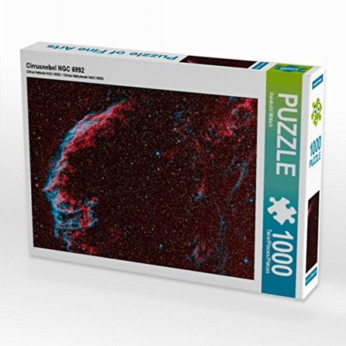 CALVENDO Puzzle Cirrusnebel NGC 6992 | 1000 Teile Lege-Größe 64 x 48 cm Foto-Puzzle für glückliche Stunden