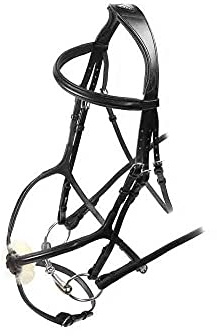 Shires Velociti Grackle Bridle: Black: Cob