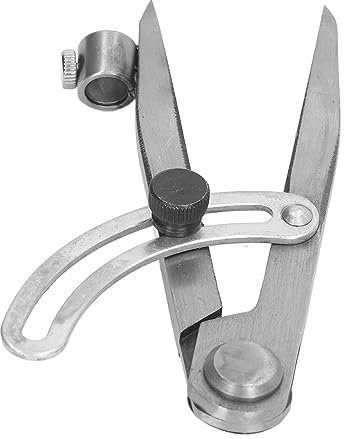 Mrchrogge Compass Scriber Locking Wing Divider Woodworking Metal Scribe Tool Drawing Circles with Pencil Holder 125mm