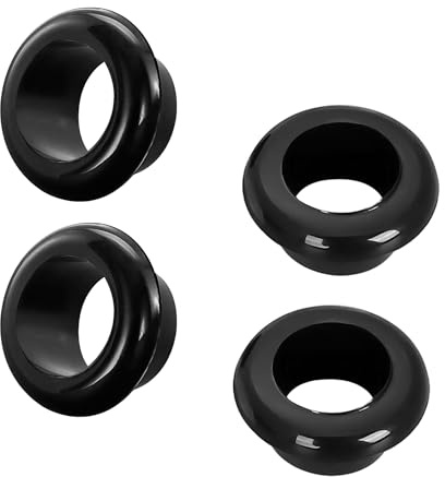 Qrity 4 Stück Gummitüllen, Elektrische Leiterdichtung Ring, Kabeldurchführung, zum Schutz von Drähten und Kabeln, ID 40mm Einbaudurchmesser 50mm