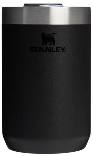 STANLEY Everyday Camp Cup - Taza para café, té y bebidas, acero inoxidable aislado, sin BPA, color negro 2.0