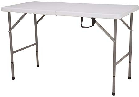 chiner Mesa Plegable 122 cm de Polipropileno y Acero