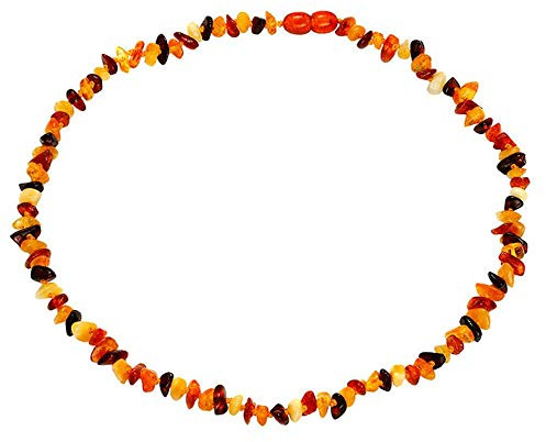 Nature d'Ambre - Collier Petites Pierres Ambre Multi-Couleurs, Fermoir ambrine à vis (31710738)