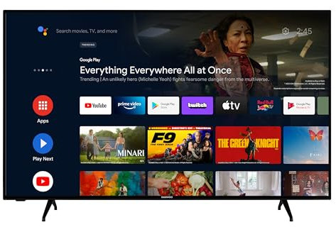 Daewoo Android TV 50 Zoll Fernseher (4K UHD Smart TV, HDR Dolby Vision, Dolby Atmos, Triple-Tuner) D50DM54UANSX