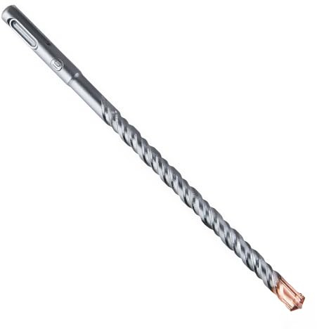 SUQIN SDS Plus Bohrer Professionell Hammerbohrer 10mm*200mm mit 4 Hartmetall Schneiden，Steinbohrer ，Betonbohrer, Ideal zum Bohren in Stein, Beton, Ziegelmauer,Naturstein