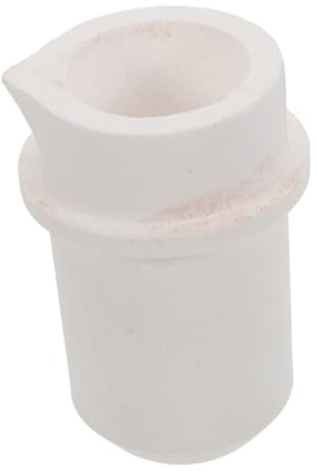NOLITOY 0.5kg Crogiolo d Oro in Quarzo Tazza per Fusione Resistente alle Alte Temperature per Gioielleria Fusione di Leghe e Rame