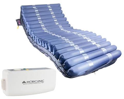 Mobiclinic® pro, Anti-dekubitus-matratze, Geräuscharmer Kompressor, 200x90x22 cm, Komplettes Anti-dekubitus-matratzen-Set, Mobi 4, Europäische Marke, Matratzenauflage, Ersatzzelle, Bis zu 200 kg