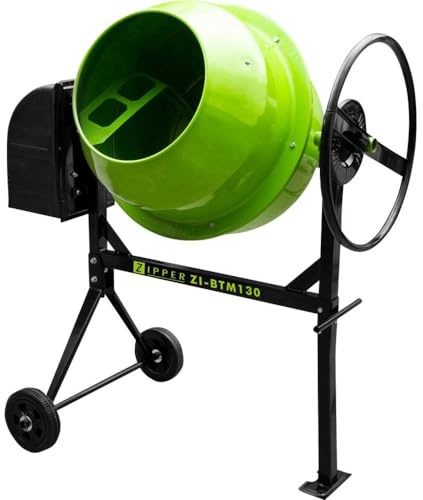 Zipper BTM160 160ltr Concrete Cement Mixer - Cast Iron 650w 240v