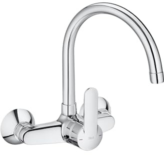 Roca,Victoria,Grifería monomando exterior para cocina con caño giratorio,A5A7G25C00