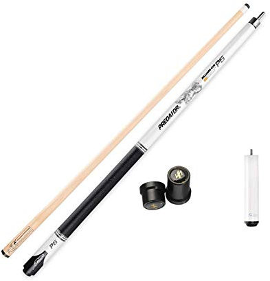 YRU 1/2 Stuck Billard Queue, 147CM Handgefertigte Carbon + Maple Shaft Professionelle Billard Pool Cue Stick 19-20 OZ(Size:13MM,Color:A-Erweiterung)