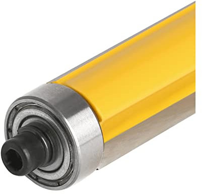 Surface Milling Cutter 1 Pack 8mm Shank Straight Knife with Bearing Router Bit End Mill Flush Trim Tenon Knife for Trimmer Woodworking End Mill (Cutting Edge Length : 1)