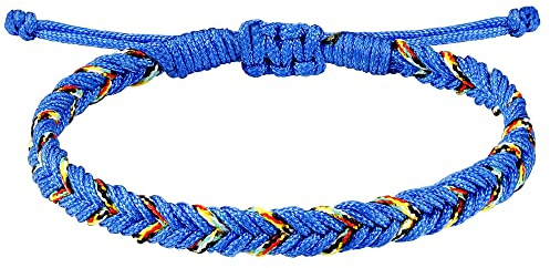 JENDEAR SHINE Bracelet en Corde Tressée Pour Femmes et Filles, Bijoux Faits à la Main Réglables, Cadeau de Couple d'amitié d'anniversaire